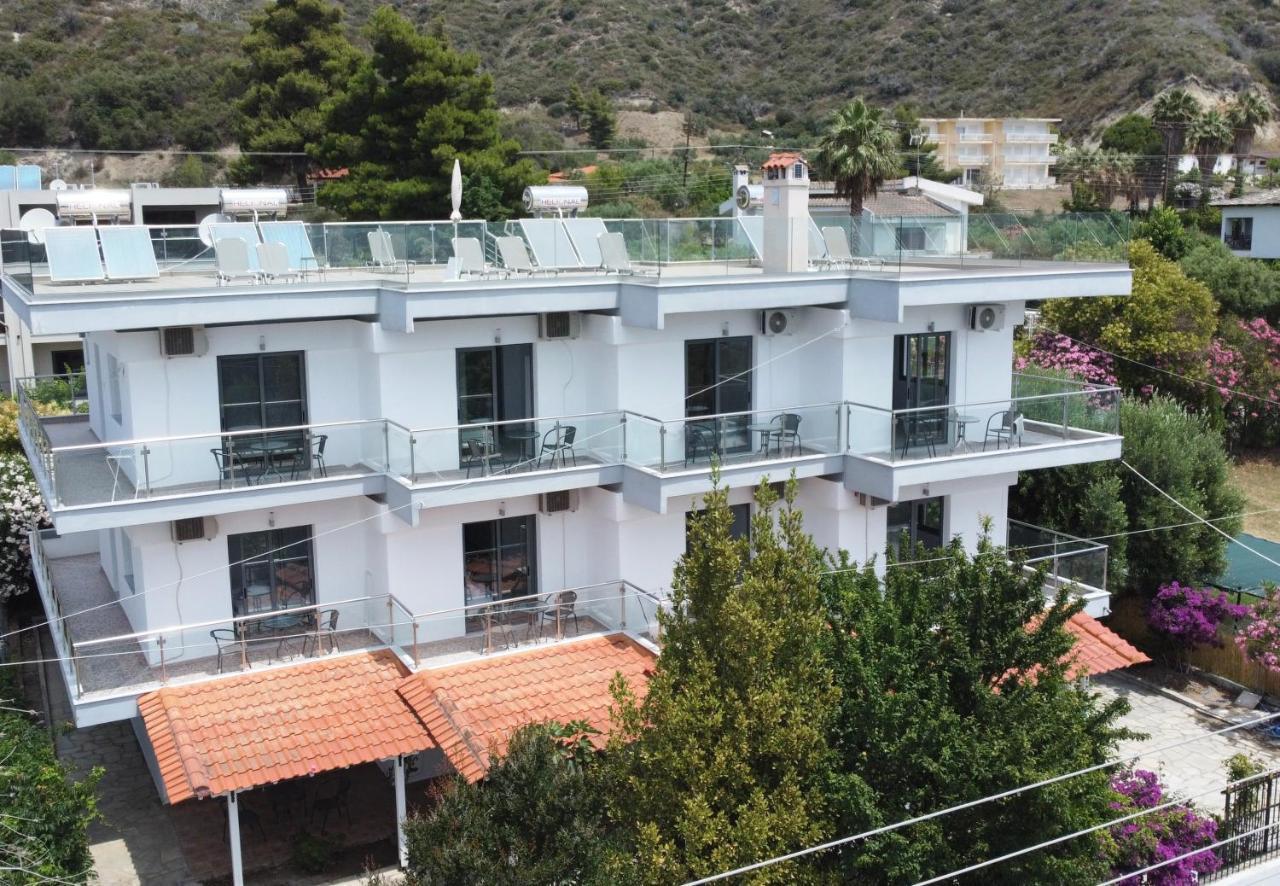 La Casa Al Mare Aparthotel Moles Kalyves Exteriör bild